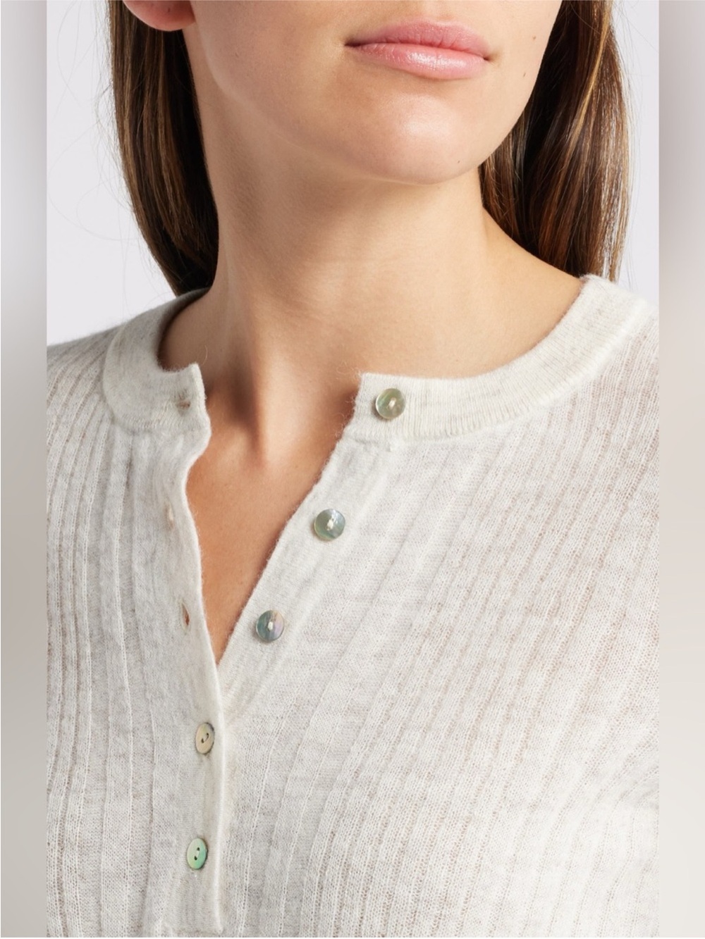Madewell Alpaca Blend Henley - Picture 3 of 11